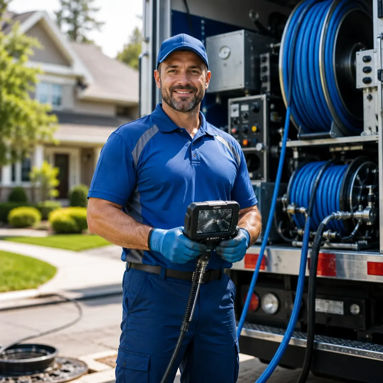 Local outdoor drain cleaning specialists in Birch Run, MI
